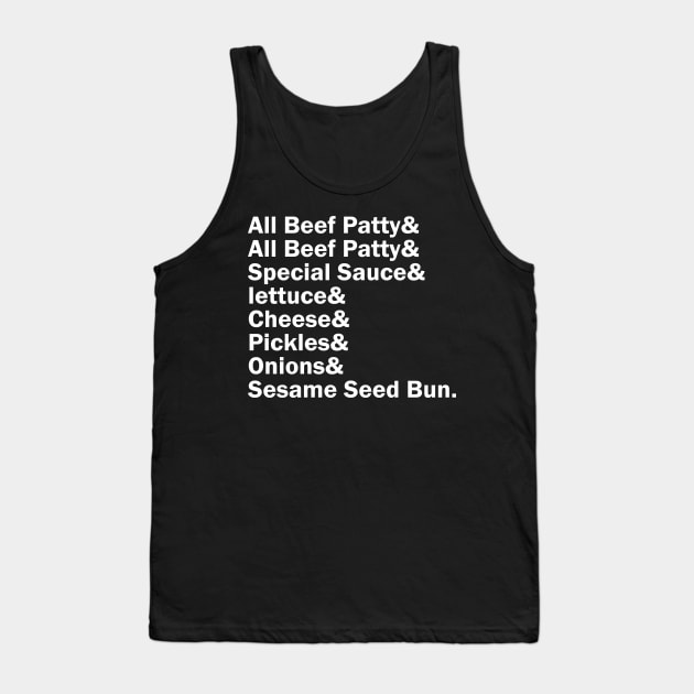 Funny Names x McDonalds Big Mac Tank Top by muckychris